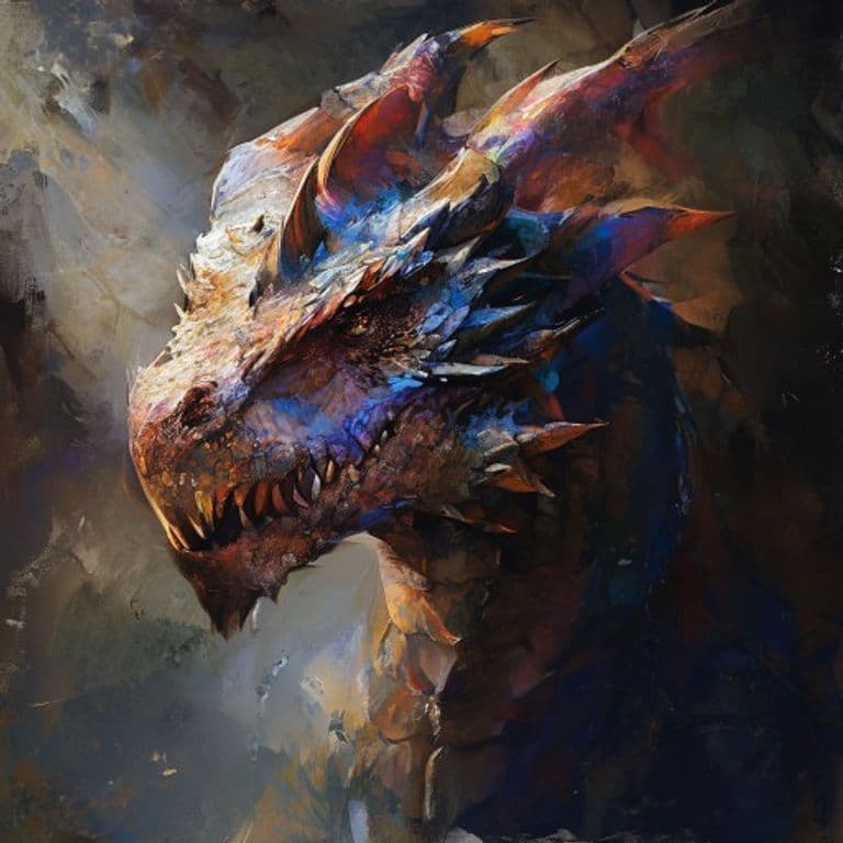 Young Mithral Dragon — fantasy monster illustration. Young Mithral Dragon is a medium dragon (Challenge Rating 6).
