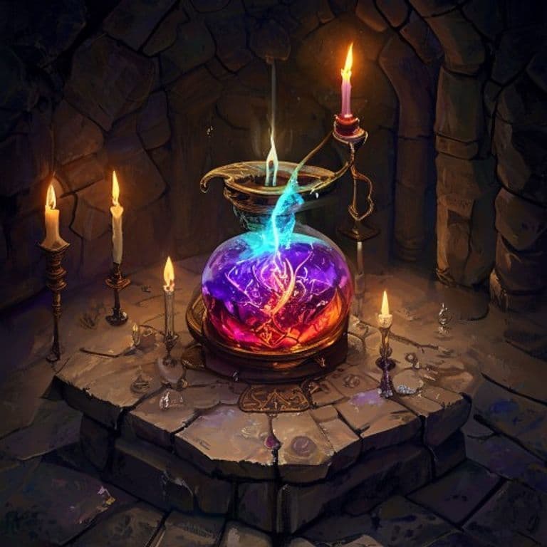 Unstable Bombard — fantasy item illustration