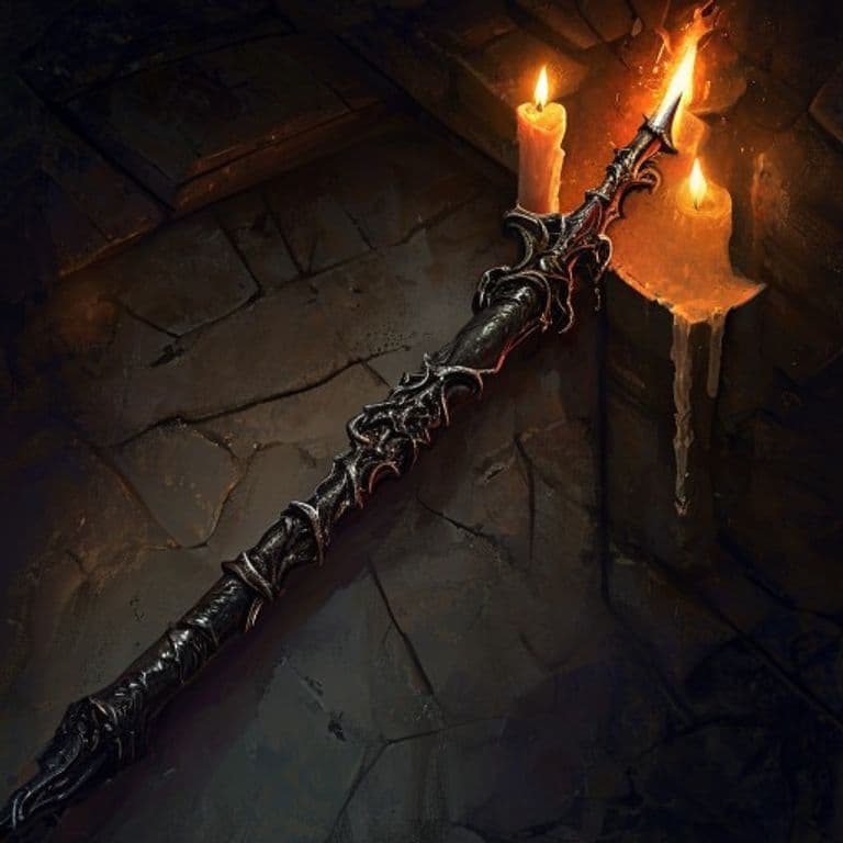 Devil's Barb — fantasy item illustration