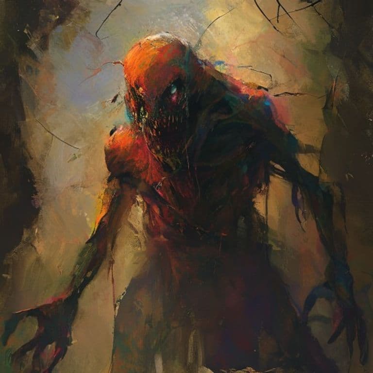 Kech — fantasy monster illustration. Kech is a medium humanoid (Challenge Rating 1).
