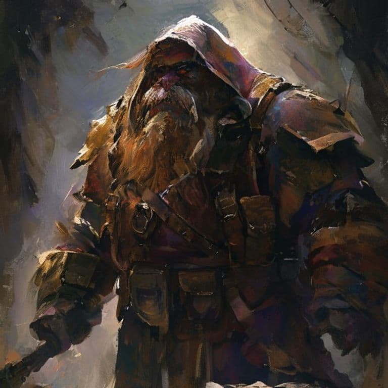 Mountain Dwarf Soldier — fantasy monster illustration. Mountain Dwarf Soldier is a medium humanoid (Challenge Rating 1/2).