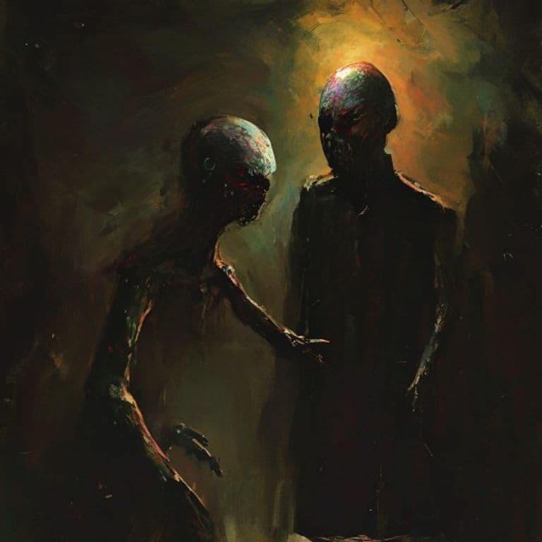 Speaker to the Darkness — fantasy monster illustration. Speaker to the Darkness is a small humanoid (Challenge Rating 5).
