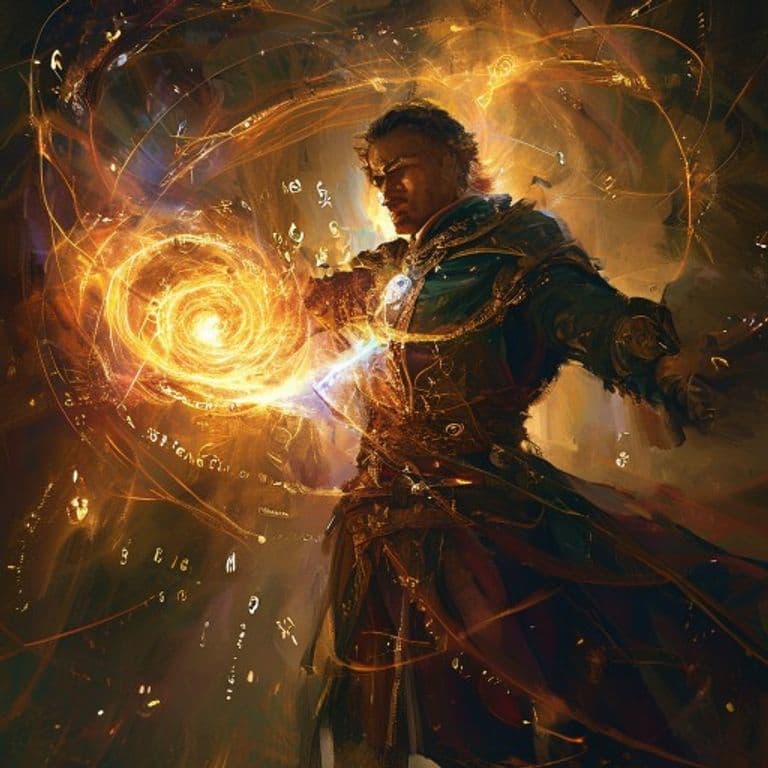 Hirvsth's Call — fantasy spell effect illustration. Hirvsth's Call is a 4th-level conjuration available to Paladin, Cleric.