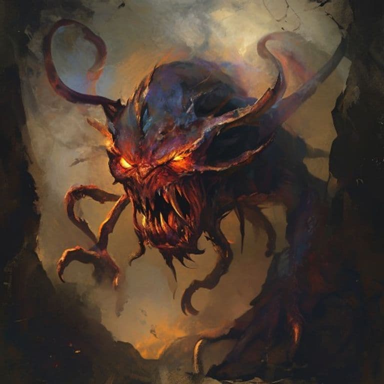 Steam Mephit — fantasy monster illustration