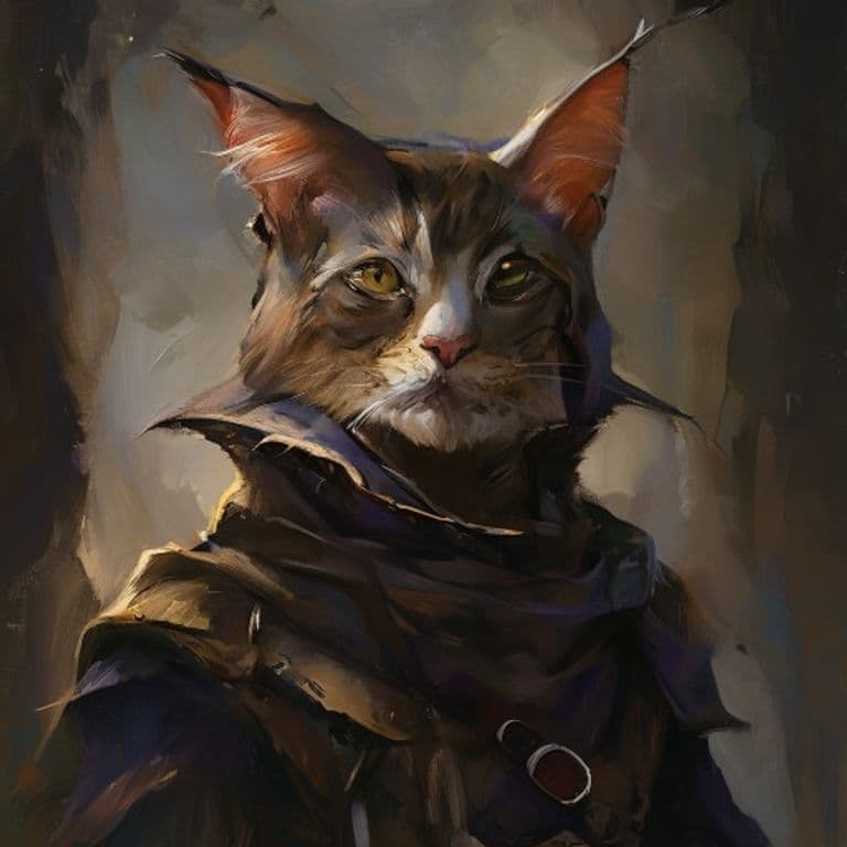 Catfolk — fantasy race character portrait