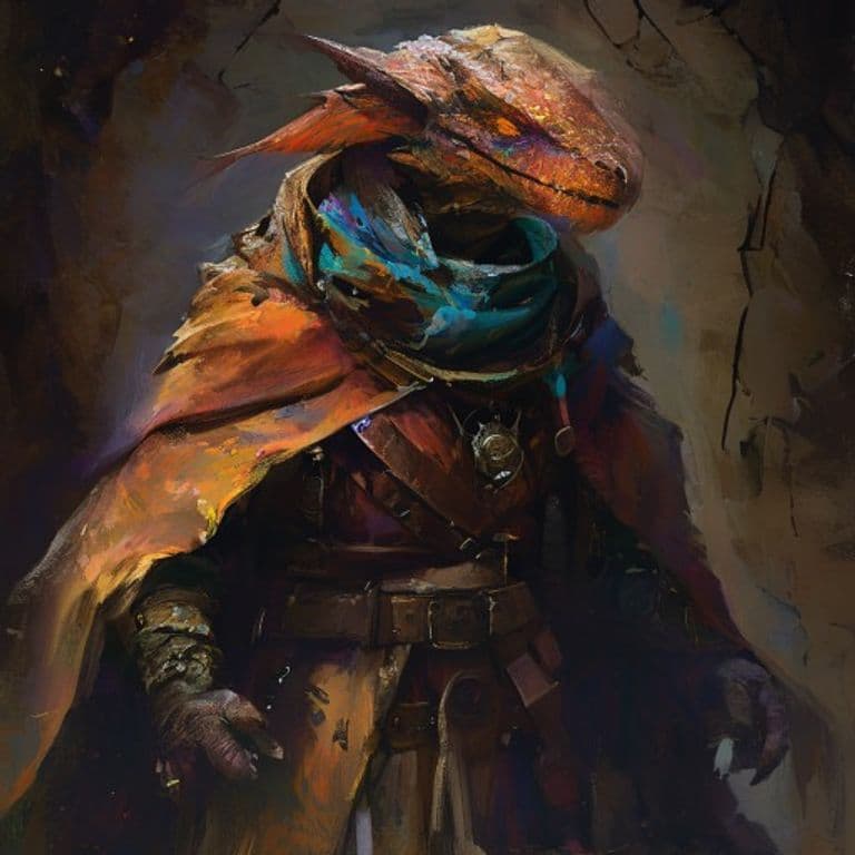 Kobold Sorcerer Dragon Servitor — fantasy monster illustration. Kobold Sorcerer Dragon Servitor is a small humanoid (Challenge Rating 2).