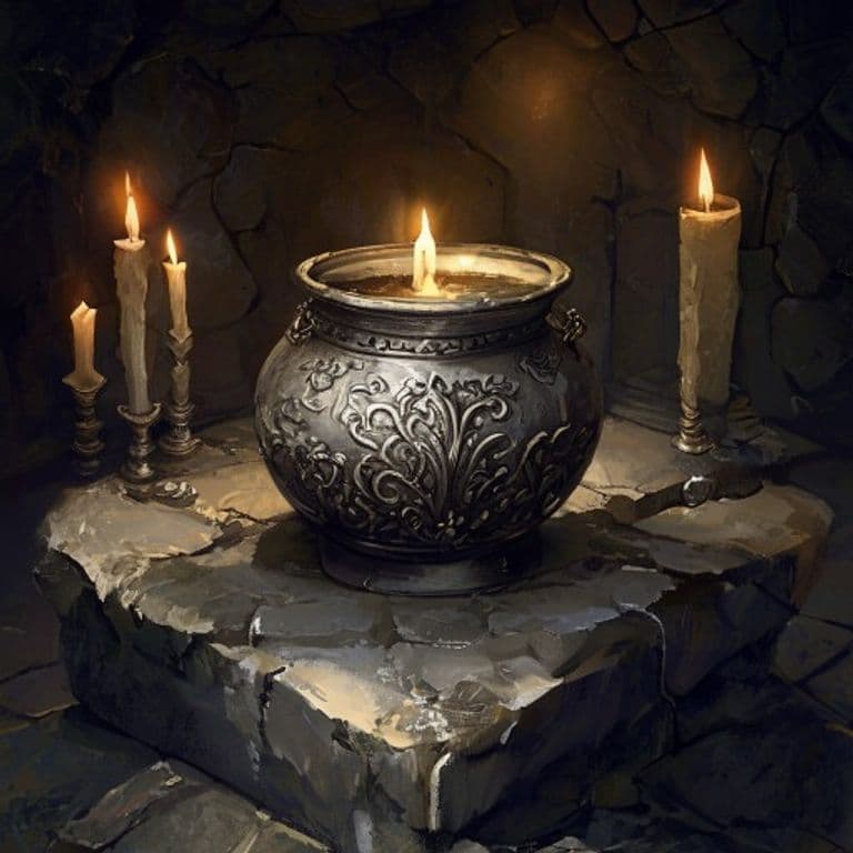 Inkpot of the Thrifty Apprentice — fantasy item illustration