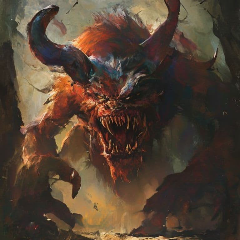 Nian — fantasy monster illustration