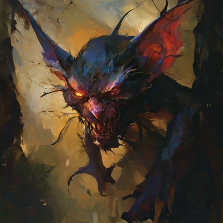 Naizu-Ha — fantasy monster illustration. Naizu-Ha is a small fey (Challenge Rating 6).