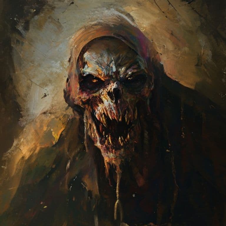 Ghoul, Imperial — fantasy monster illustration. Ghoul, Imperial is a medium undead (Challenge Rating 4).