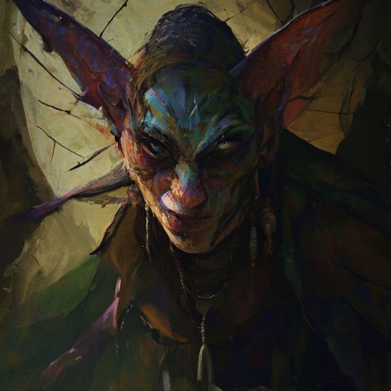 Bereginyas — fantasy monster illustration