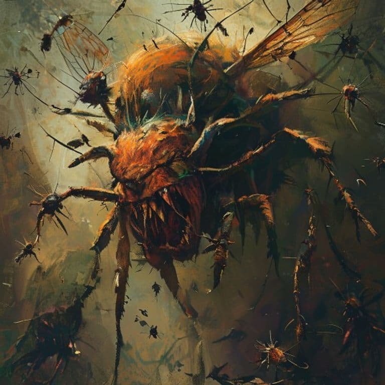 Swarm of Insects — fantasy monster illustration