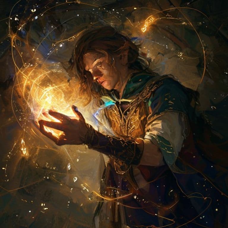 Sleep — fantasy spell effect illustration. Sleep is a 1st-level enchantment available to Bard, Sorcerer, Wizard.
