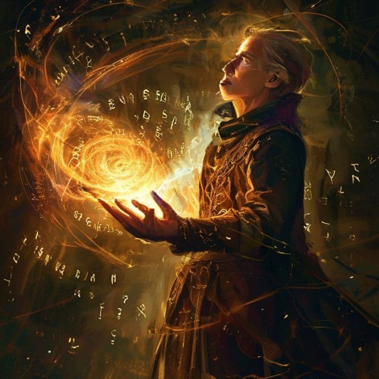 Chilling Words — fantasy spell effect illustration. Chilling Words is a 3rd-level enchantment available to Sorcerer, Warlock, Wizard.
