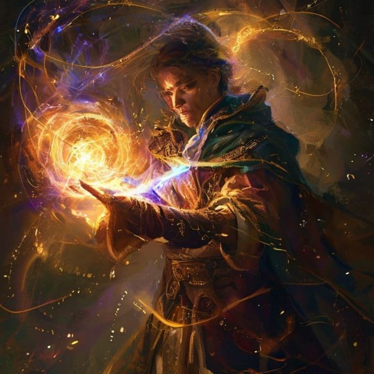 Dominate Person — fantasy spell effect illustration. Dominate Person is a 5th-level enchantment available to Bard, Sorcerer, Wizard.