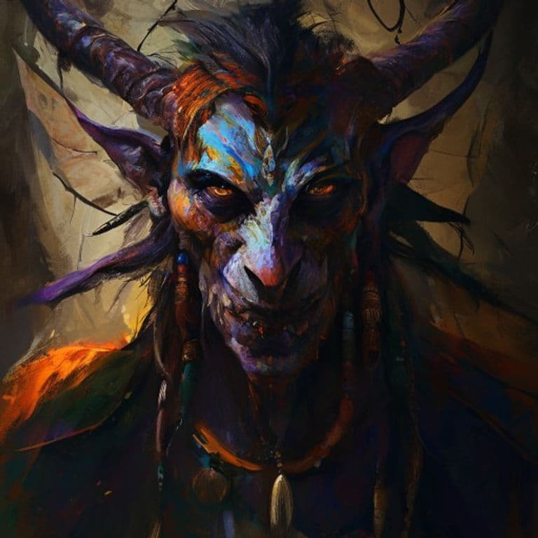 Niya-Atha Raja — fantasy monster illustration. Niya-Atha Raja is a medium fey (Challenge Rating 7).
