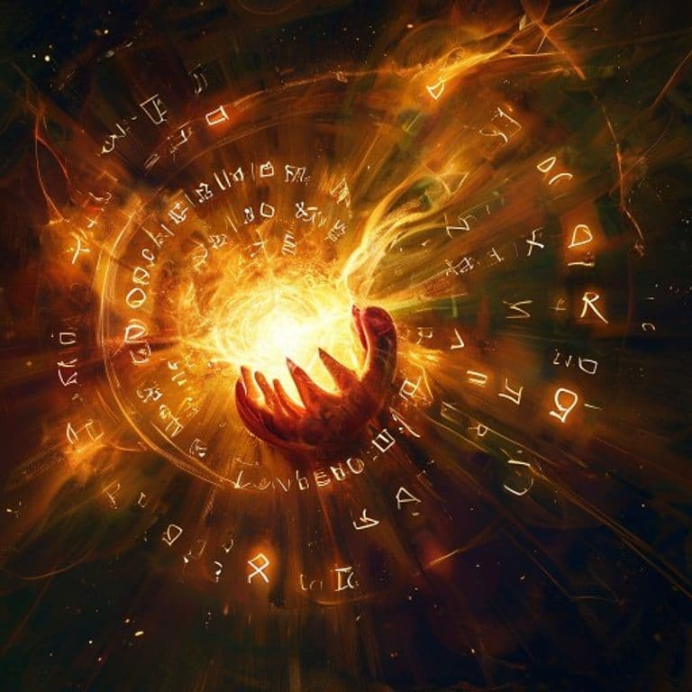 Healing Word — fantasy spell effect illustration. Healing Word is a 1st-level evocation available to Bard, Cleric, Druid.