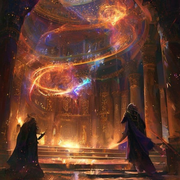 Commander's Pavilion — fantasy spell effect illustration. Commander's Pavilion is a 3rd-level conjuration available to Wizard.