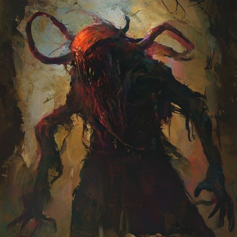Servant of Yig — fantasy monster illustration. Servant of Yig is a medium aberration (Challenge Rating 4).