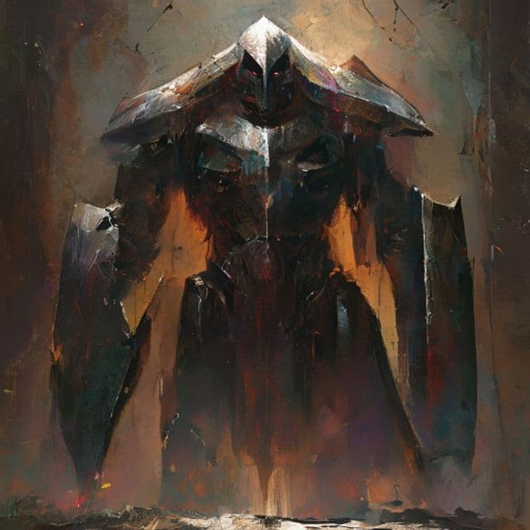 Shield Guardian — fantasy monster illustration