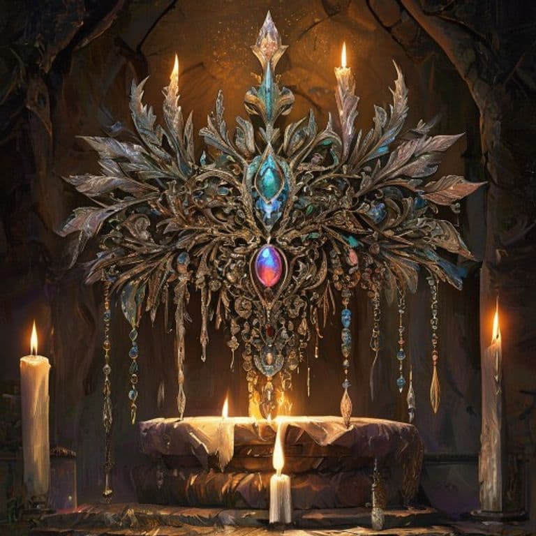 Headdress of Majesty — fantasy item illustration