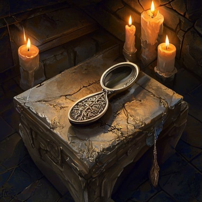 Spice Box Spoon — fantasy item illustration