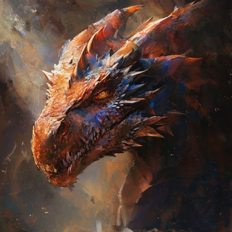 Young Imperial Dragon — fantasy monster illustration. Young Imperial Dragon is a large dragon (Challenge Rating 11).
