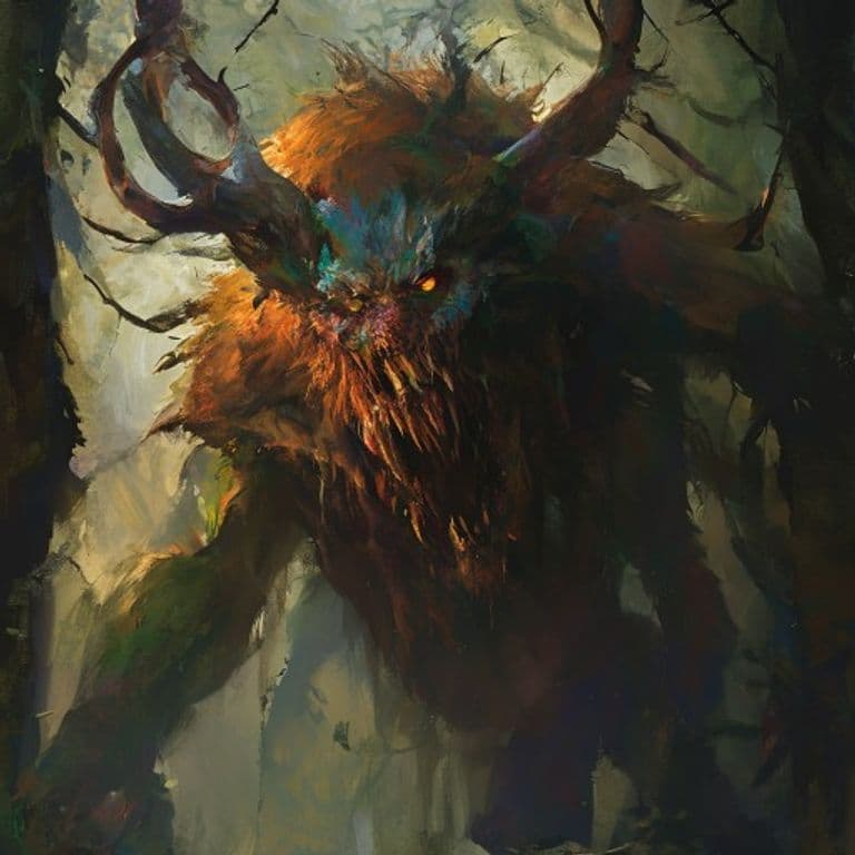 Leshy — fantasy monster illustration