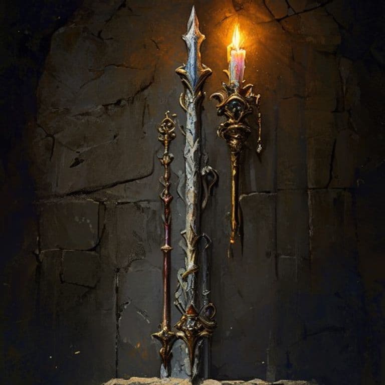 Scepter of Majesty — fantasy item illustration