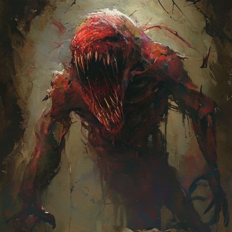 Flesh Reaver — fantasy monster illustration