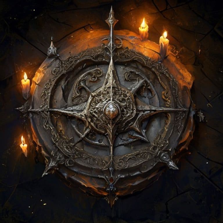 Witch's Circle — fantasy item illustration