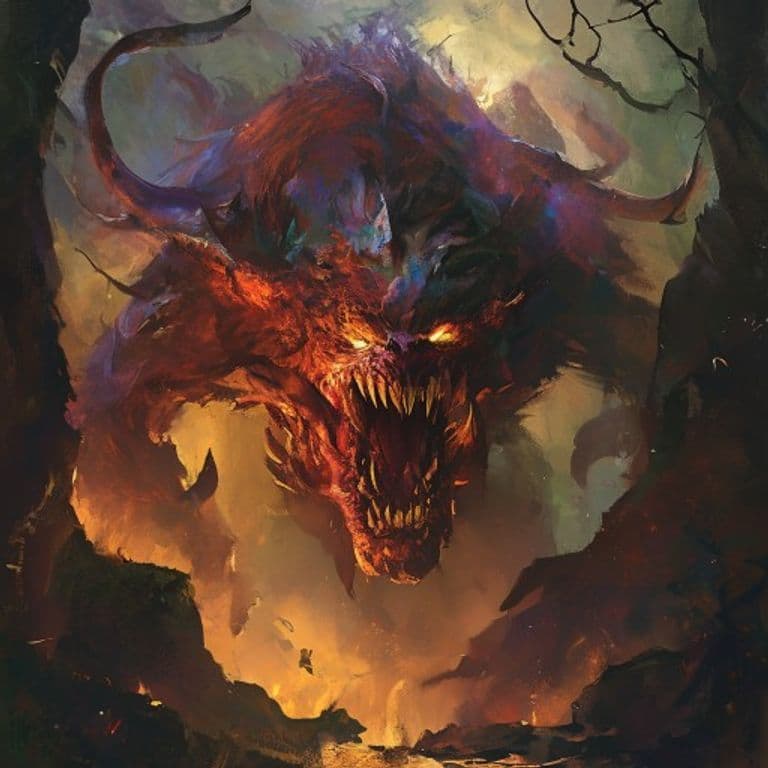 Liosalfar — fantasy monster illustration. Liosalfar is a large elemental (Challenge Rating 10).