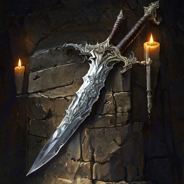 Sword of Wounding — fantasy item illustration