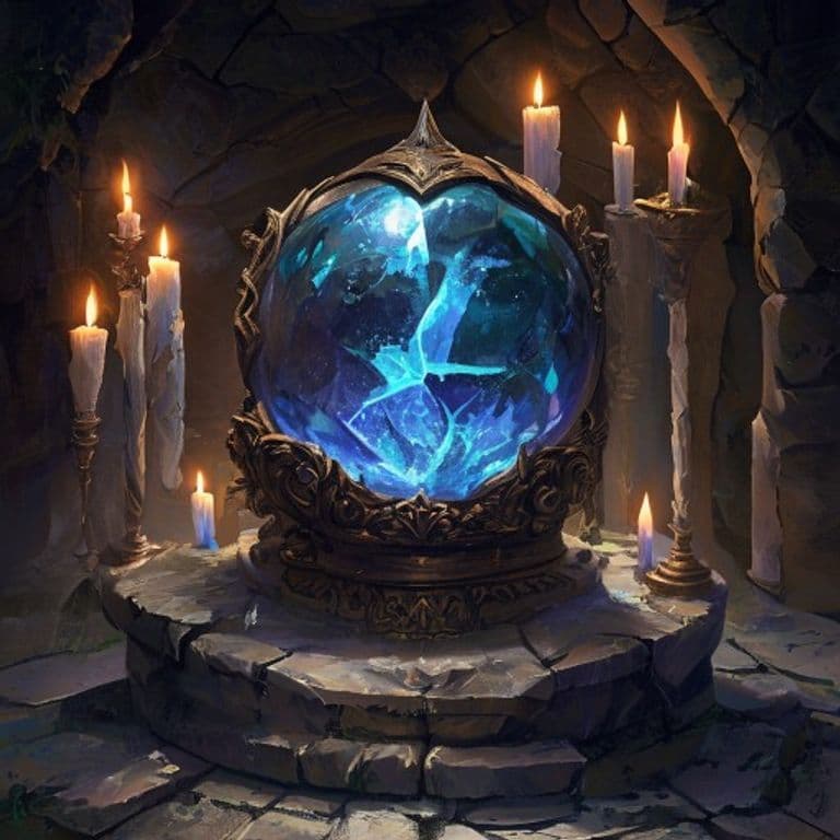 Deepchill Orb — fantasy item illustration. Deepchill Orb is a magic item (wondrous item) of common rarity.