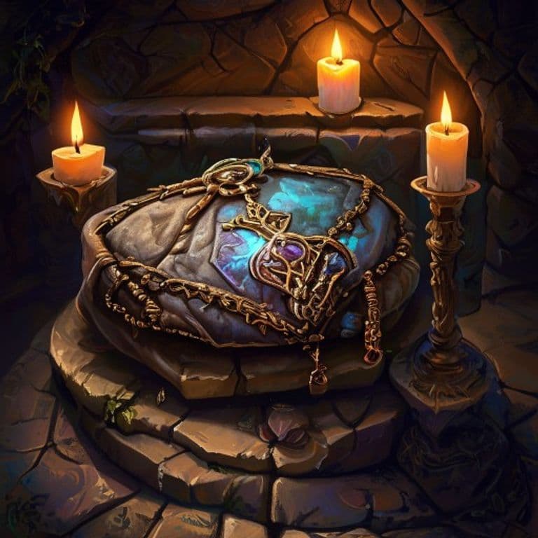 Pouch of Emergency Healing — fantasy item illustration