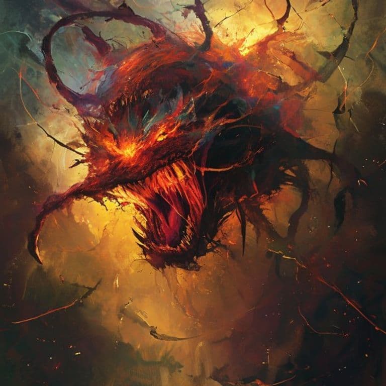 Chronalmental — fantasy monster illustration