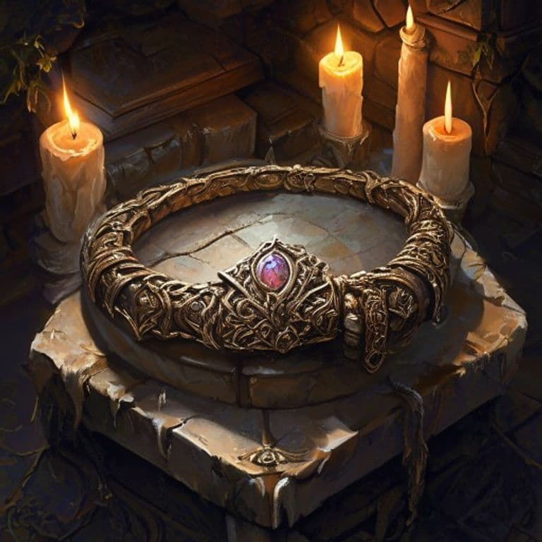 Resolute Bracer — fantasy item illustration