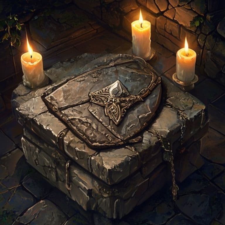 Brawler's Leather — fantasy item illustration