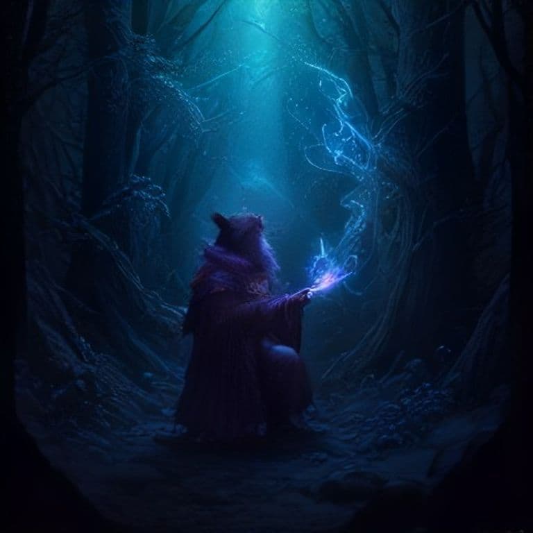 Animal Messenger — fantasy spell effect illustration. Animal Messenger is a 2nd-level enchantment available to Bard, Druid.