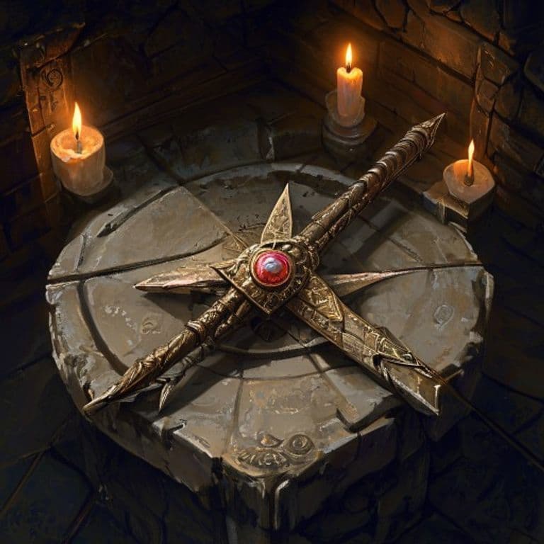 Bullseye Arrow — fantasy item illustration. Bullseye Arrow is a magic item (ammunition) of uncommon rarity.