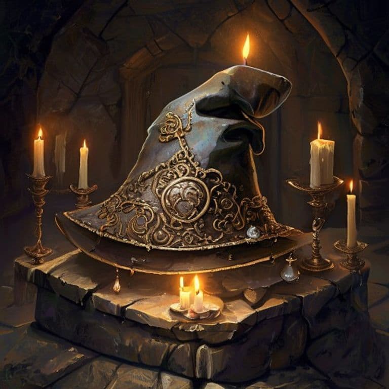 Fool's Hat — fantasy item illustration