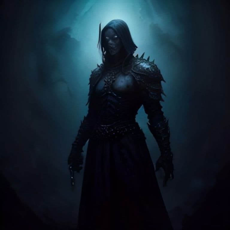 Servant of the Unsated God — fantasy monster illustration. Servant of the Unsated God is a medium undead (Challenge Rating 4).