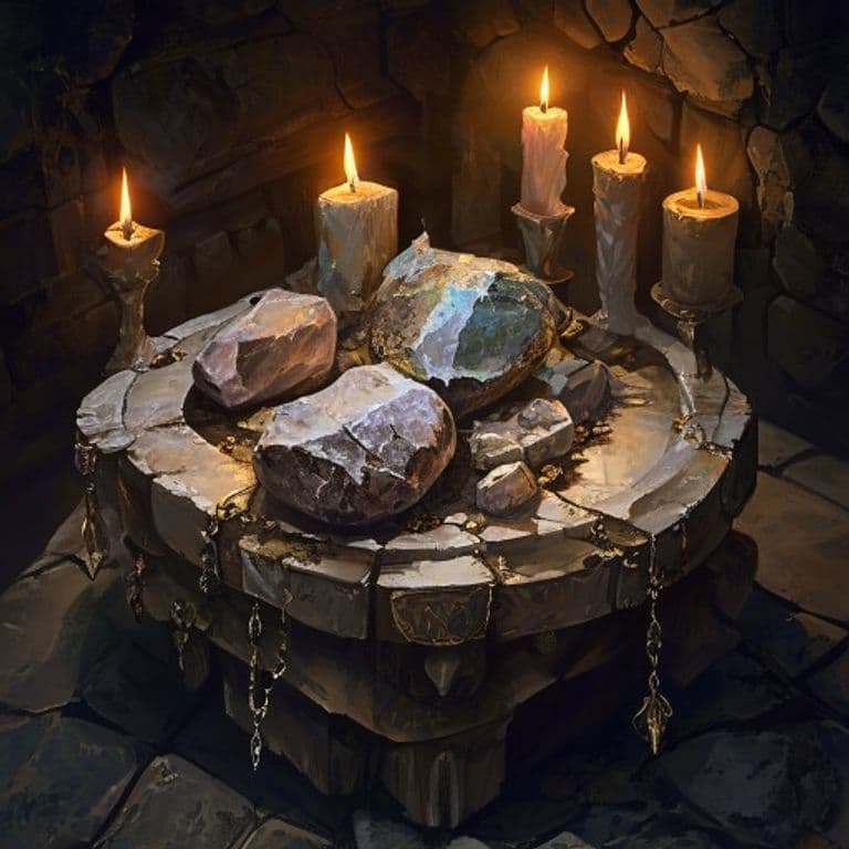 Fog Stone — fantasy item illustration