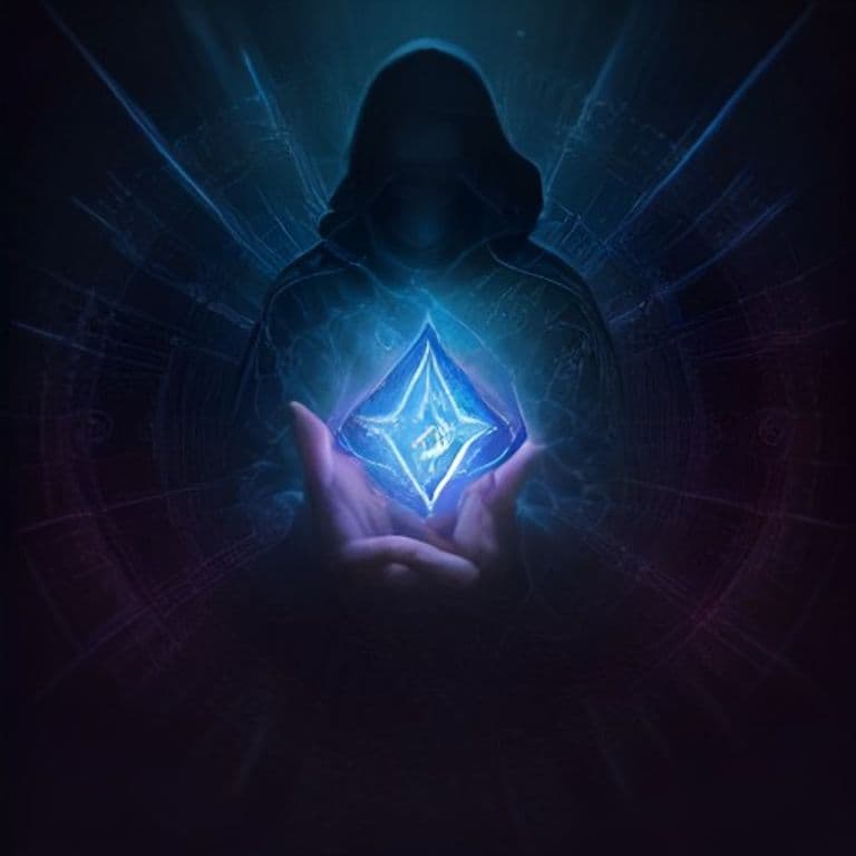 Protection from Evil and Good — fantasy spell effect illustration. Protection from Evil and Good is a 1st-level abjuration available to Cleric, Herald, Warlock, Wizard.