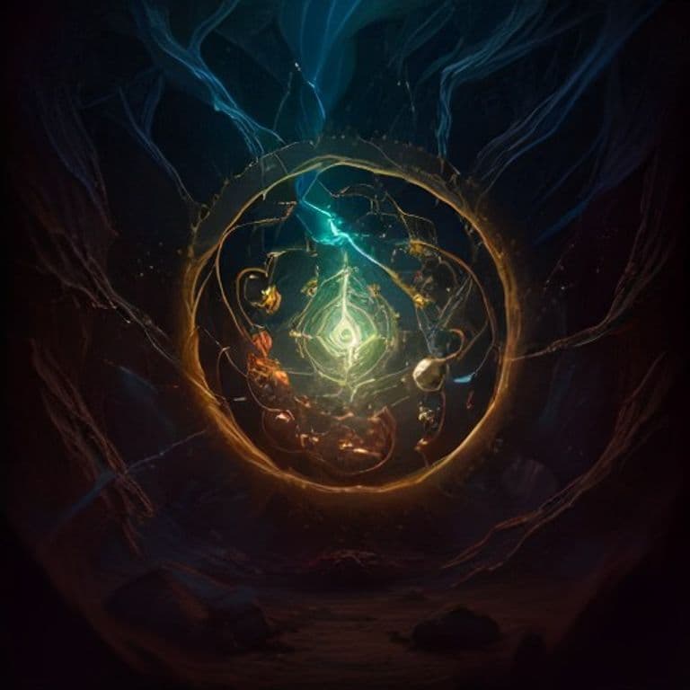 Lightless Torch — fantasy spell effect illustration. Lightless Torch is a 1st-level transmutation available to Bard, Cleric, Sorceror, Warlock, Wizard.