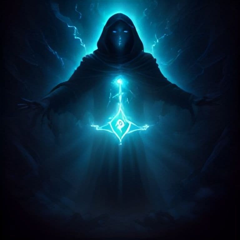 Shroud of Death — fantasy spell effect illustration. Shroud of Death is a 4th-level necromancy available to Cleric, Wizard.