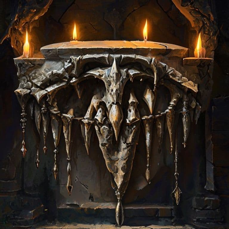 Tyrant’s Teeth — fantasy item illustration