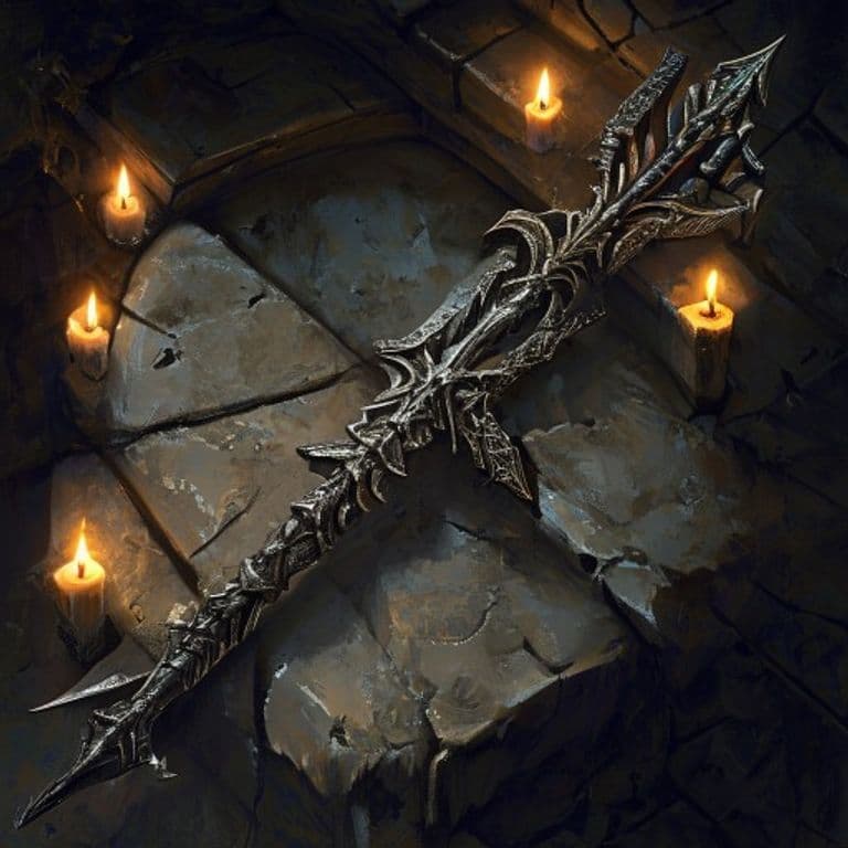 Phase Arrow — fantasy item illustration