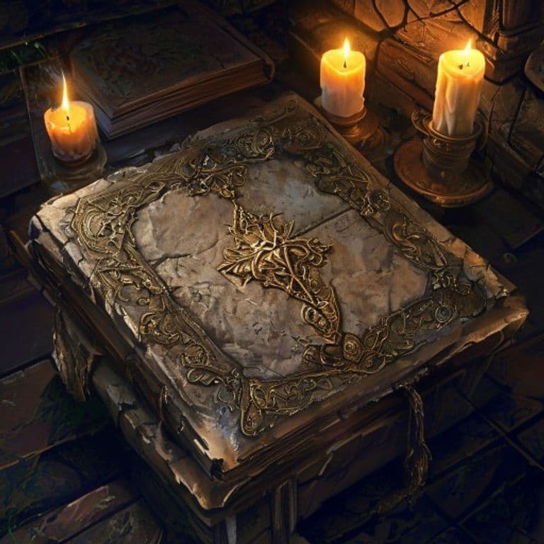 Confidante’s Journal — fantasy item illustration. Confidante’s Journal is a magic item (wondrous item) of uncommon rarity.