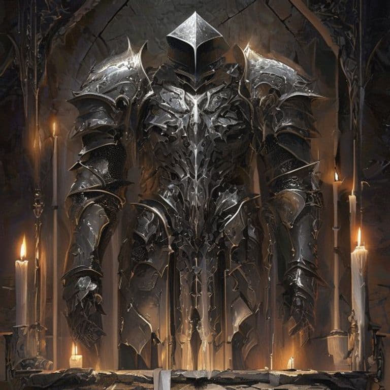 Osseous Plate — fantasy item illustration